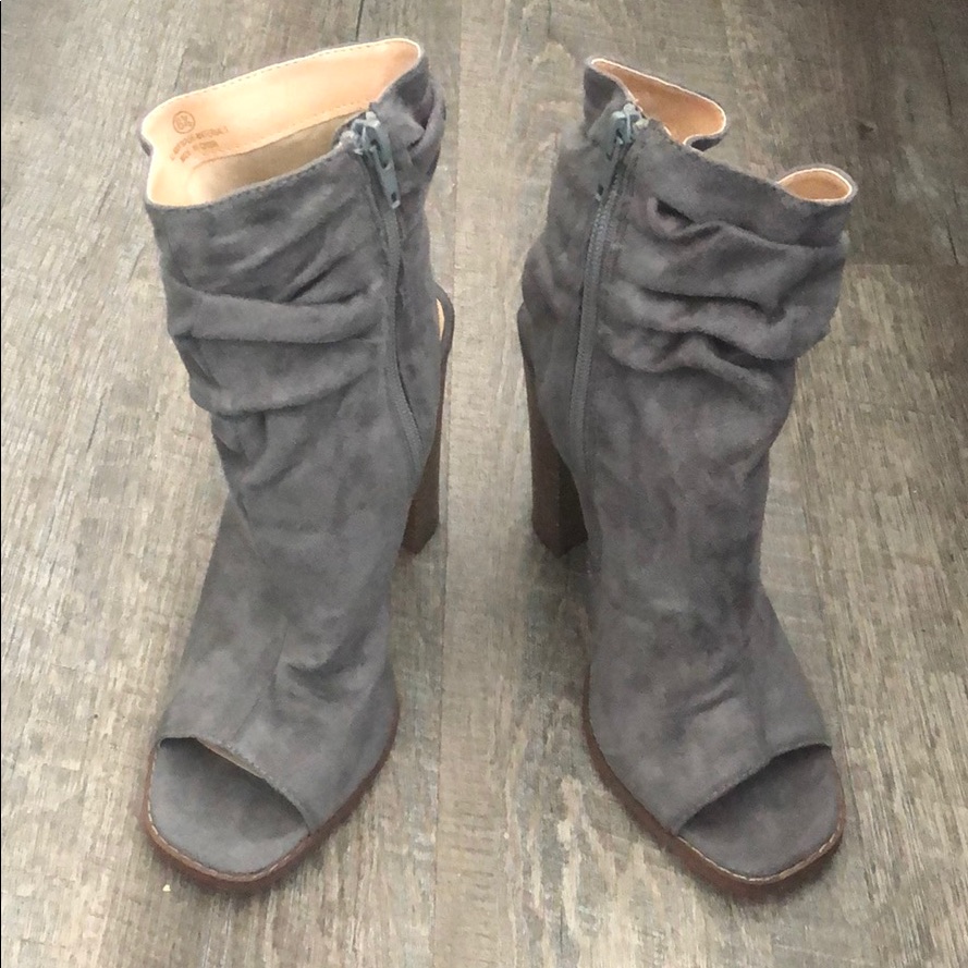 Open Toe And Open Heel Booties